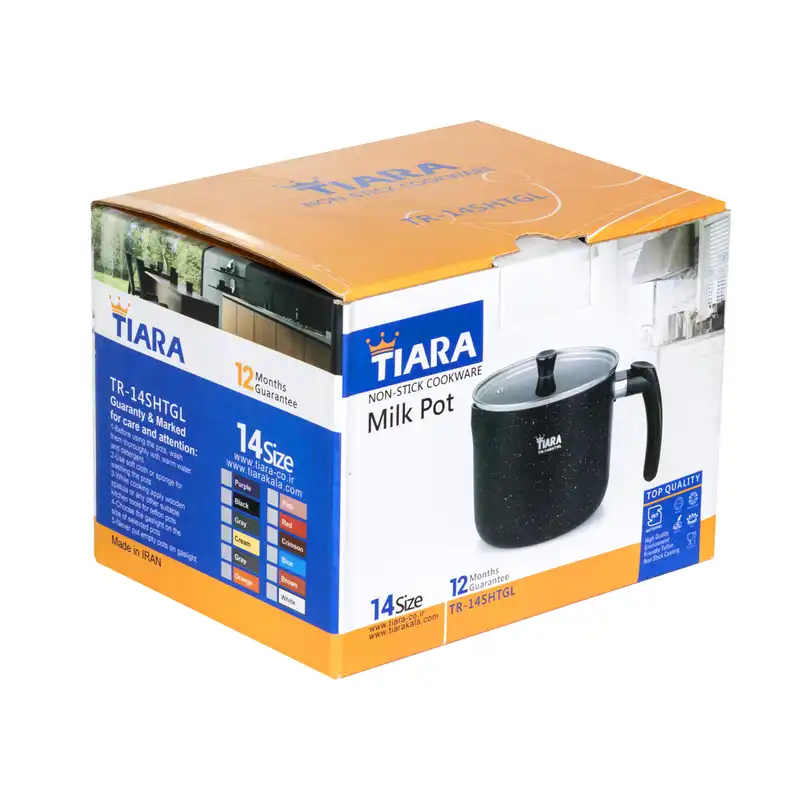 شیرجوش تیارا مدل گرانیتی سایز 14