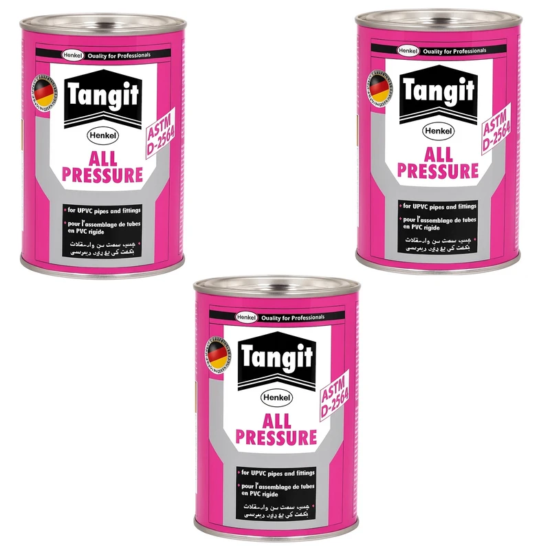چسب پی وی سی هنکل مدل تانگیت کد ALL PRUSSUREوزن500 گرم بسته 3عددی