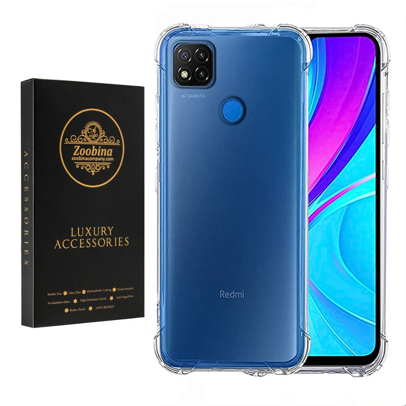  کاور زوبینا مدل Clear مناسب برای گوشی موبایل شیائومی Redmi 9c / Redmi 10A