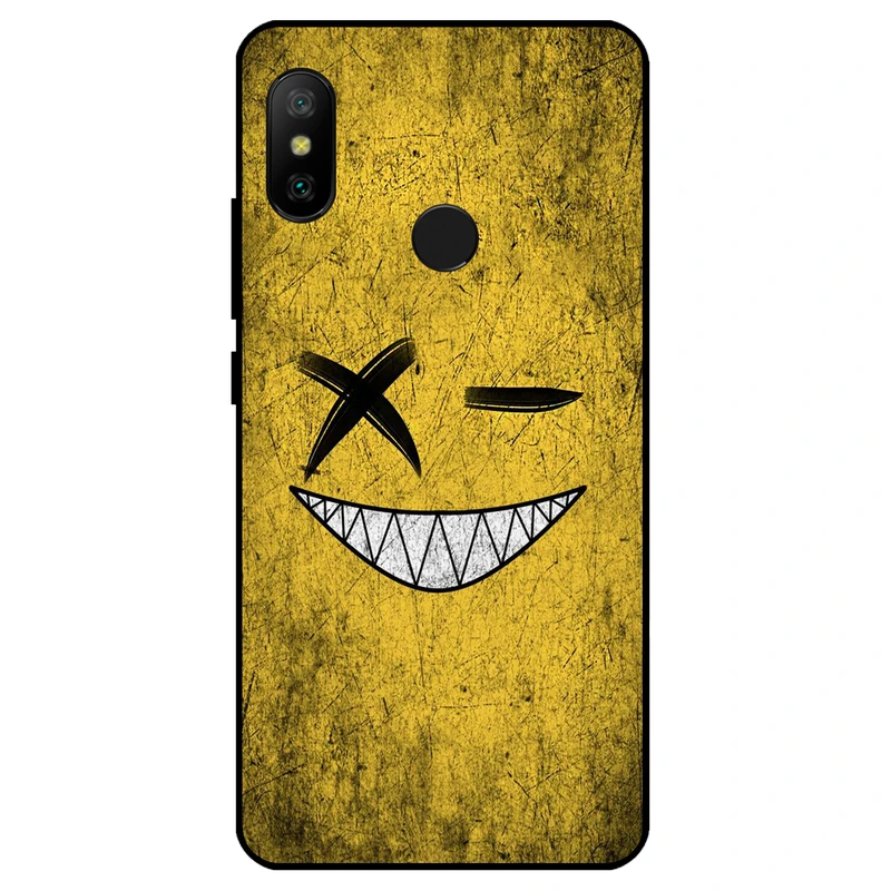 کاور مگافون طرح خنده مدل 8069 مناسب برای گوشی موبایل شیائومی Mi 8 SE