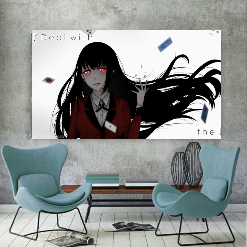تابلو شاسی طرح انمیه کاکگوروی- Kakegurui مدل SDT3038