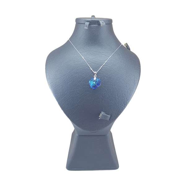 گردنبند نقره زنانه سواروسکی مدل قلب کد 8 گردنبند نقره زنانه سواروسکی مدل قلب کد 8