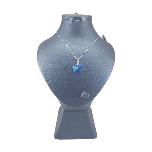 گردنبند نقره زنانه سواروسکی مدل قلب کد 8 گردنبند نقره زنانه سواروسکی مدل قلب کد 8