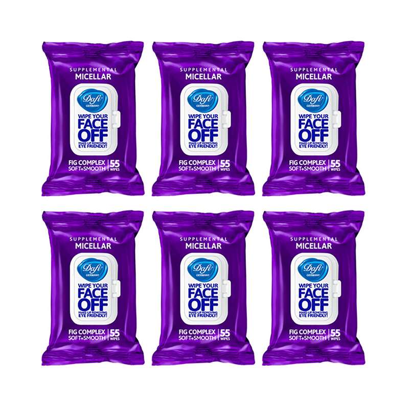 دستمال مرطوب دافی مدل MICELLAR مجموعه 6 عددی