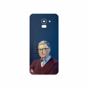 MAHOOT Bill Gates Cover Sticker for Samsung Galaxy J6