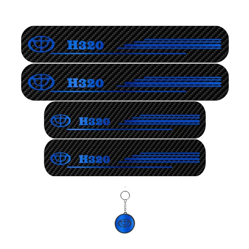 برچسب پارکابی خودرو لندمون کد LC041 MB مناسب برای برلیانس H320 مجموعه 4 عددی به همراه جاکلیدی