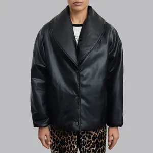 کت چرم زنانه مدل 829252107 طرح ترندیول