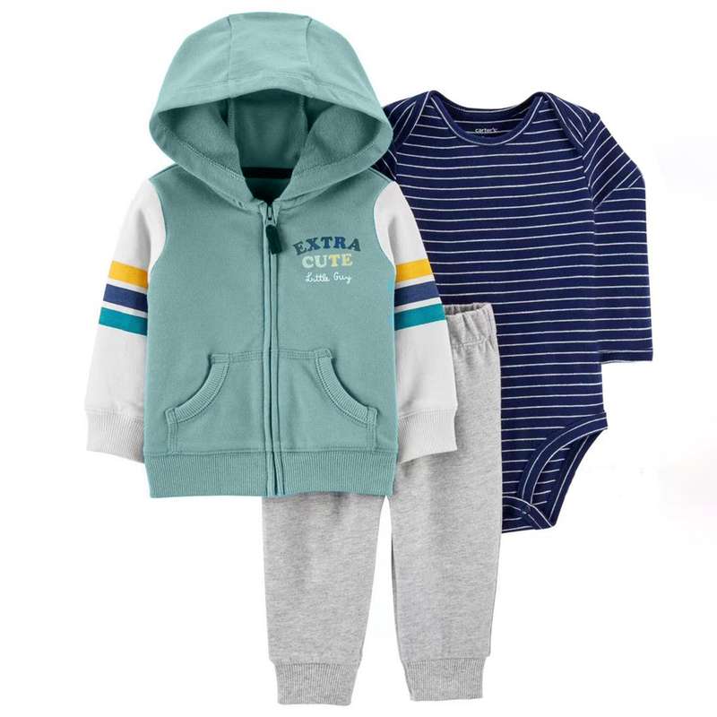 ست 3 تکه لباس نوزادی کارترز مدل 1565