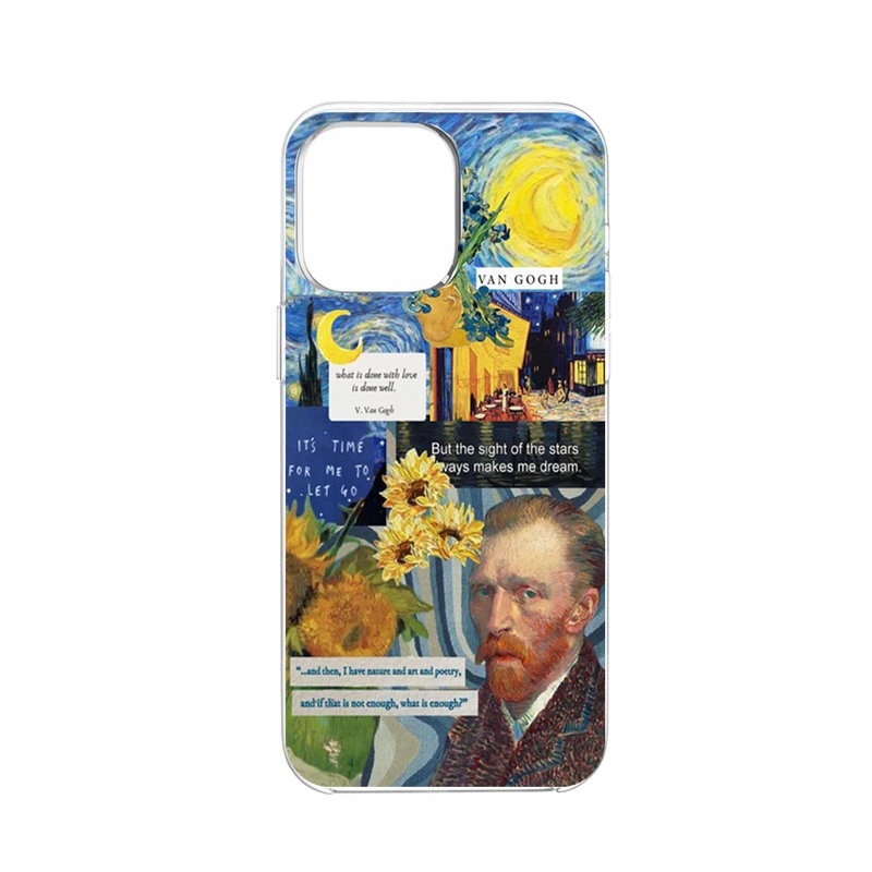کاور طرح Van Gogh مناسب برای گوشی موبایل اپل Iphone 14 Pro