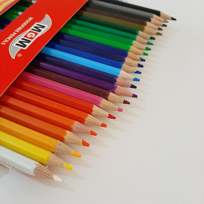 مداد رنگی 24 رنگ ام جی ام مدل t22