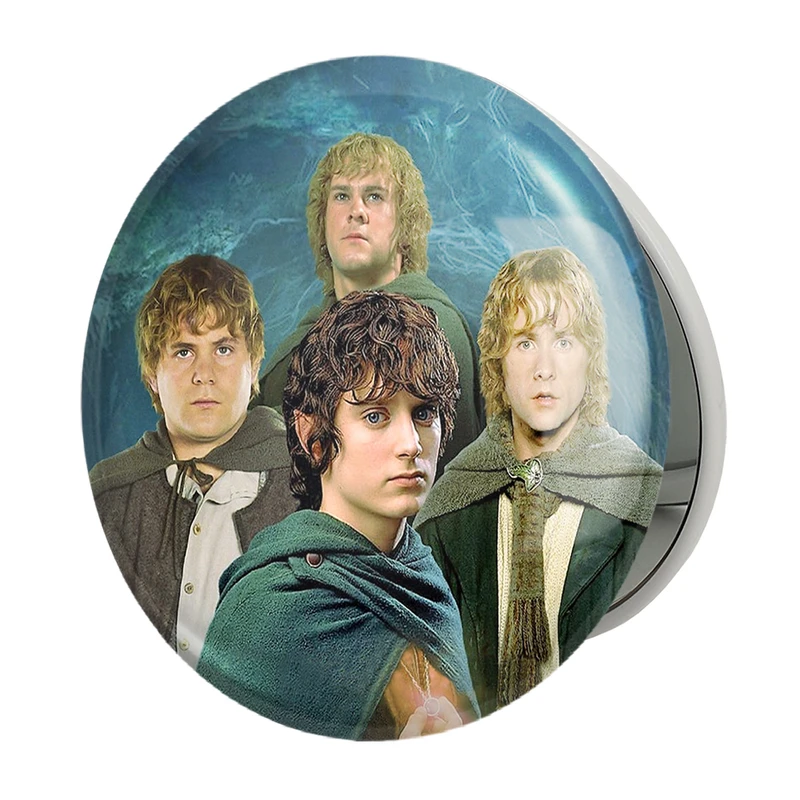 آینه جیبی خندالو طرح ارباب حلقه ها Lord of the Rings مدل تاشو کد 4759 