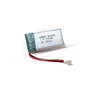 باتری لیتیوم پلیمر مدل DM3.7V600MAH ظرفیت ۶۰۰ میلی آمپرساعت 