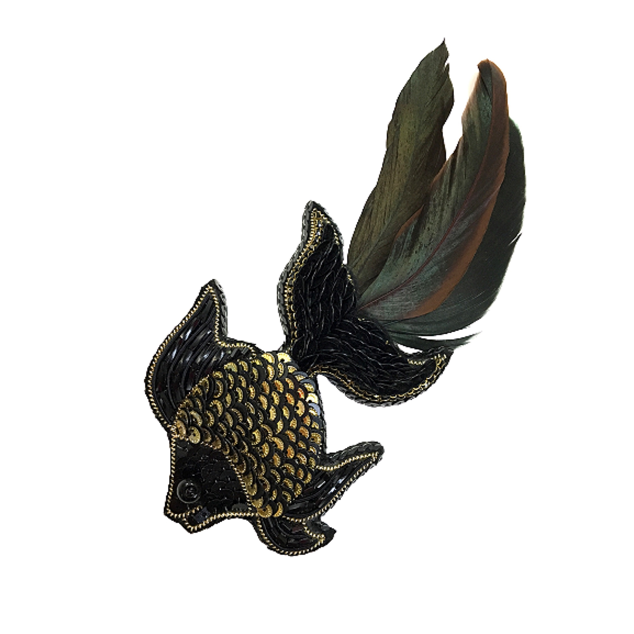 سنجاق سینه زنانه مدل ماهی