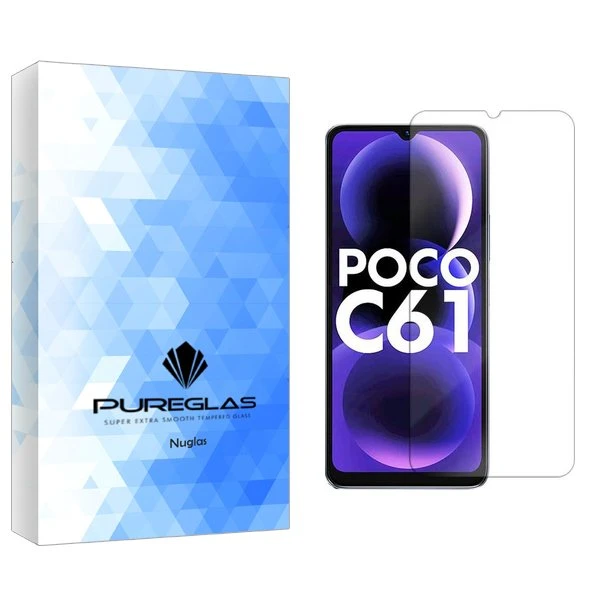 محافظ صفحه نمایش پیور گلس مدل NueGlas مناسب برای گوشی موبایل شیائومی Poco C61