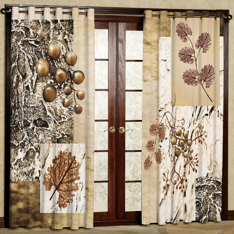 پرده مدل  مخمل پانچی کد 1022L سایز 140x280 سانتی متر