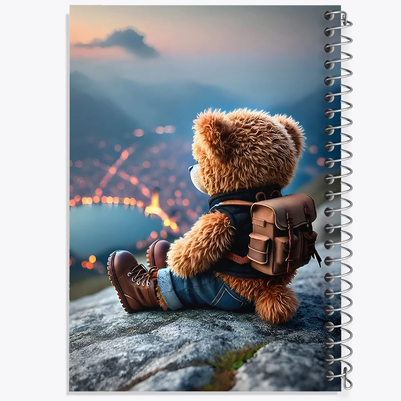 دفتر مشق 50 برگ خندالو طرح خرس تدی کد F6860