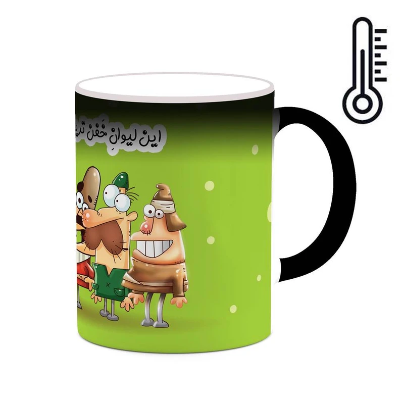 ماگ حرارتی کاکتی طرح لیوان فرناك مدل دیرین دیرین کد mgh60228