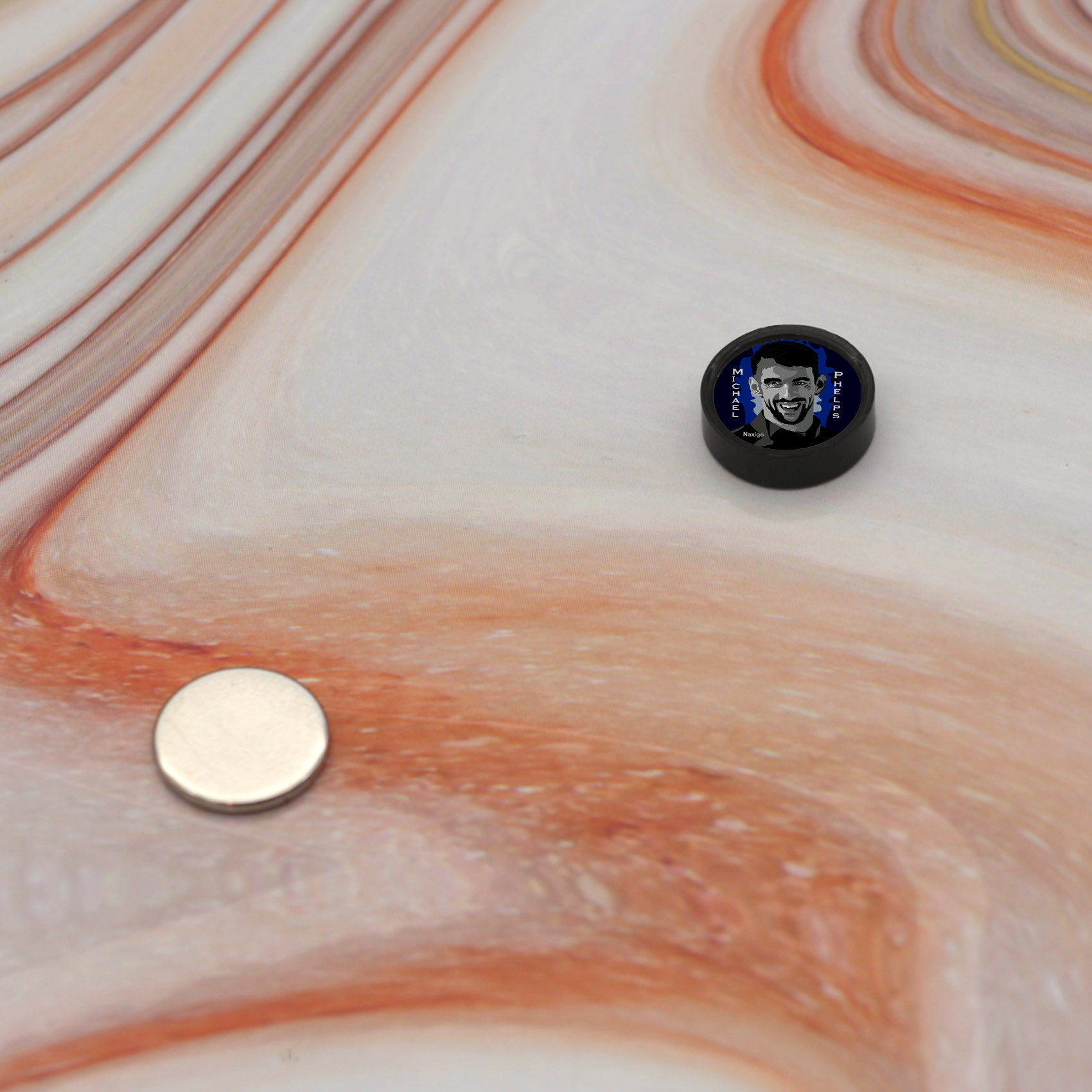 پیرسینگ گوش ناکسیگو مدل شب تاب طرح مایکل فلپس کد PM6628