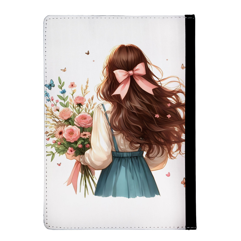 کلاسور مدل دختر و دسته گل کد nc513