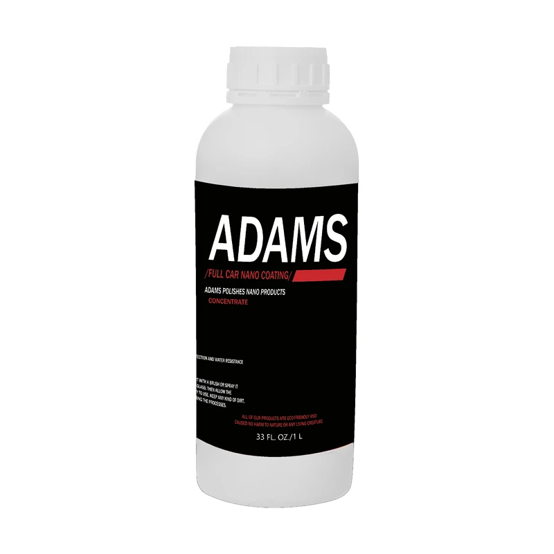 محلول نانو آبگریز و سرامیک فوری بدنه و شیشه خودرو آدامز مدل concentrate حجم 1000 میلی لیتر
