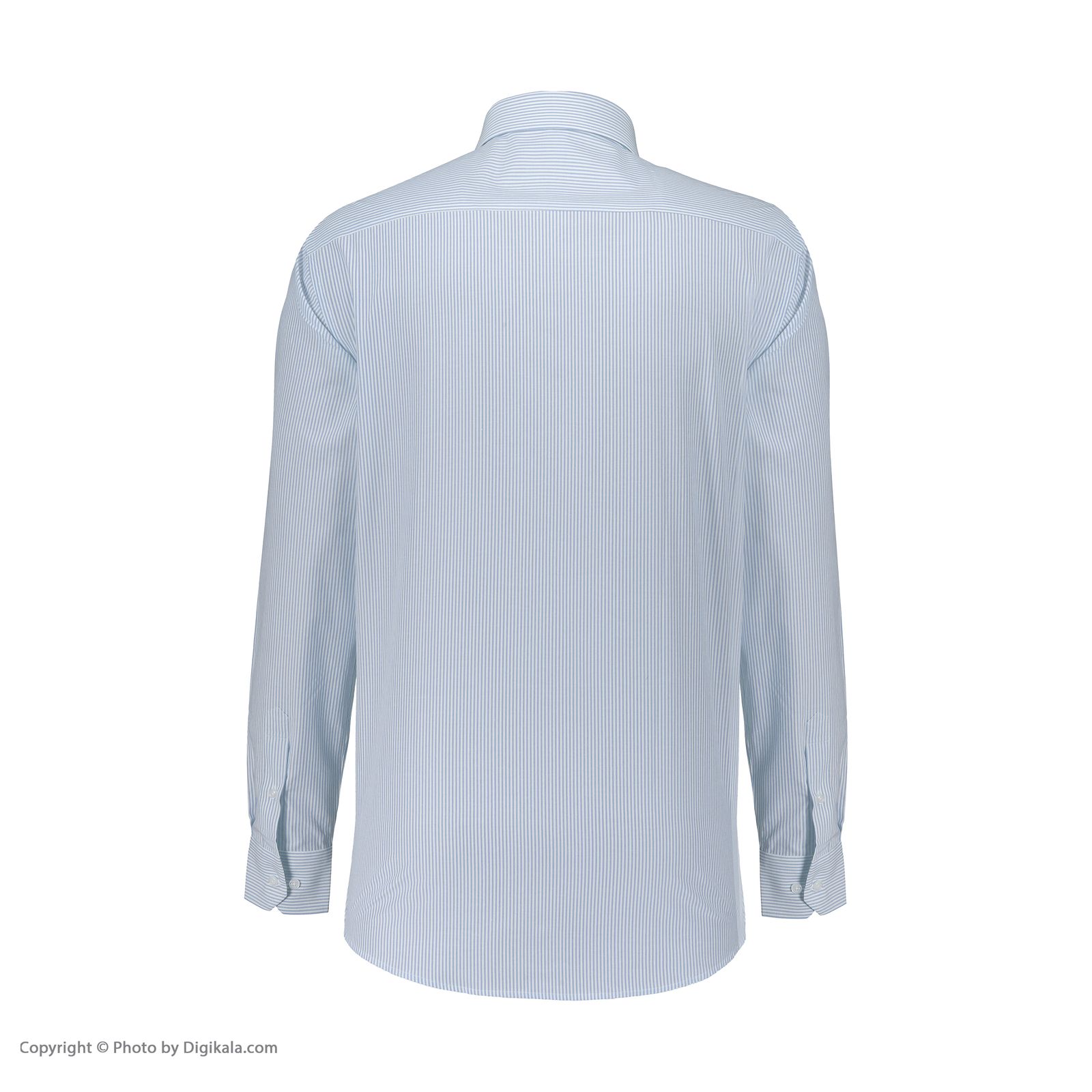 پیراهن آستین بلند مردانه ال سی من مدل 02181290-blue 175 -  - 4