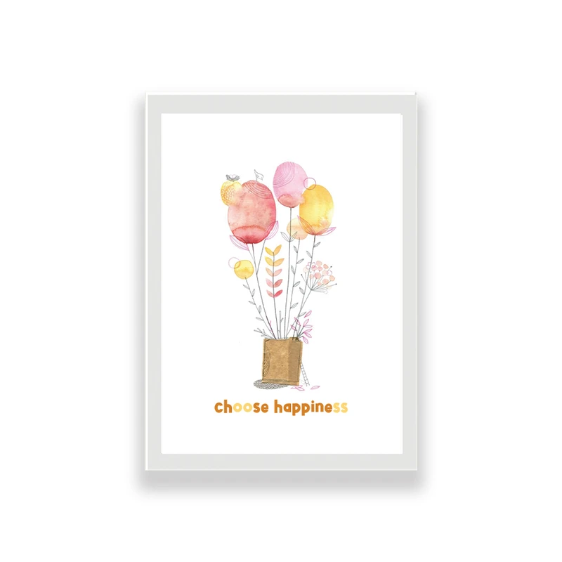 تابلو طرح انگیزشی مدل choose happiness