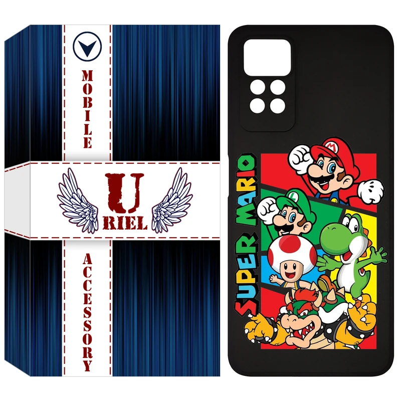 کاور یوریل مدل KSH کد 76 طرح ماریو مناسب برای گوشی موبایل شیائومی Redmi Note 12 Pro 4G