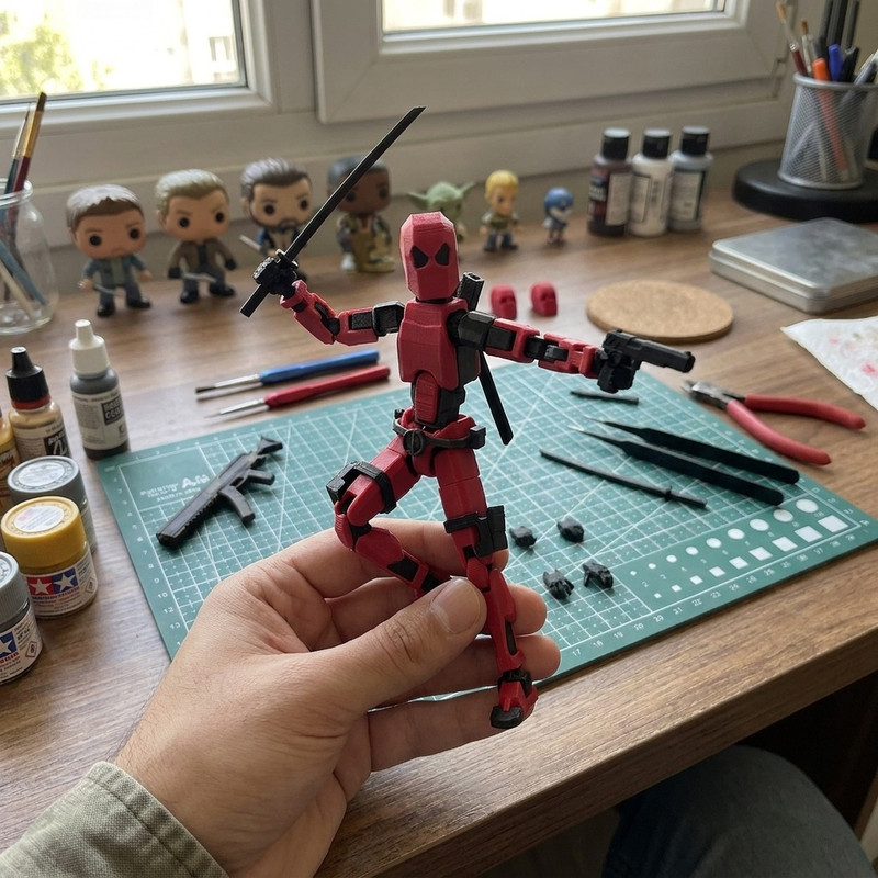 اکشن فیگور مدل Dummy 13 طرح ددپول - تصویر 2