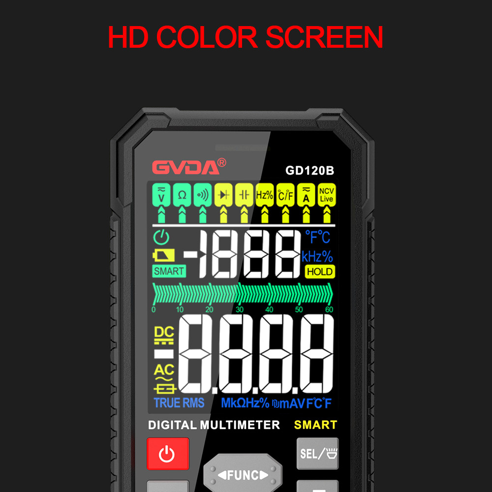 مولتی متر دیجیتال جی وی دی ای مدل GD120B