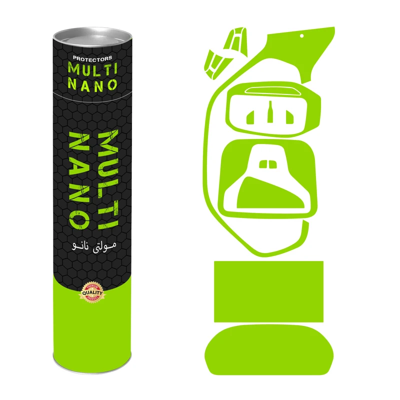 برچسب محافظ مانیتور و کنسول خودرو مولتی نانو مدل X-F1B مناسب برای ام وی ام ایکس 22 مجموعه 8 عددی