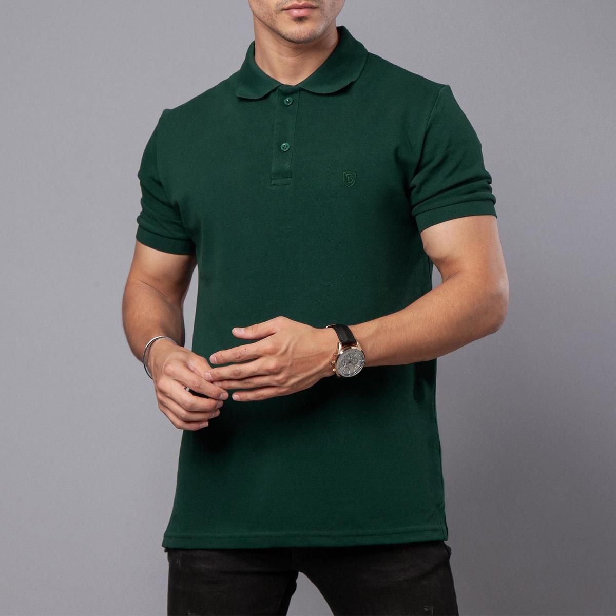 پولوشرت آستین کوتاه مردانه باینت مدل 370-23 - - 1