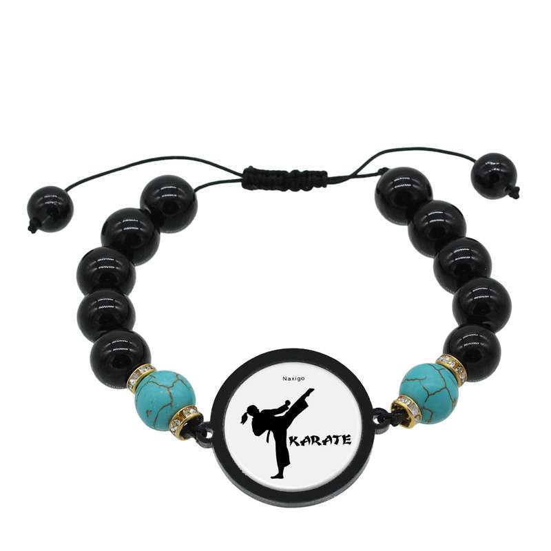 دستبند زنانه ناکسیگو طرح کاراته کد BR4008 دستبند زنانه ناکسیگو طرح کاراته کد BR4008