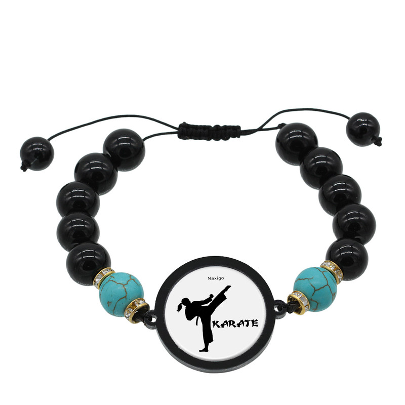 دستبند زنانه ناکسیگو طرح کاراته کد BR4008 دستبند زنانه ناکسیگو طرح کاراته کد BR4008
