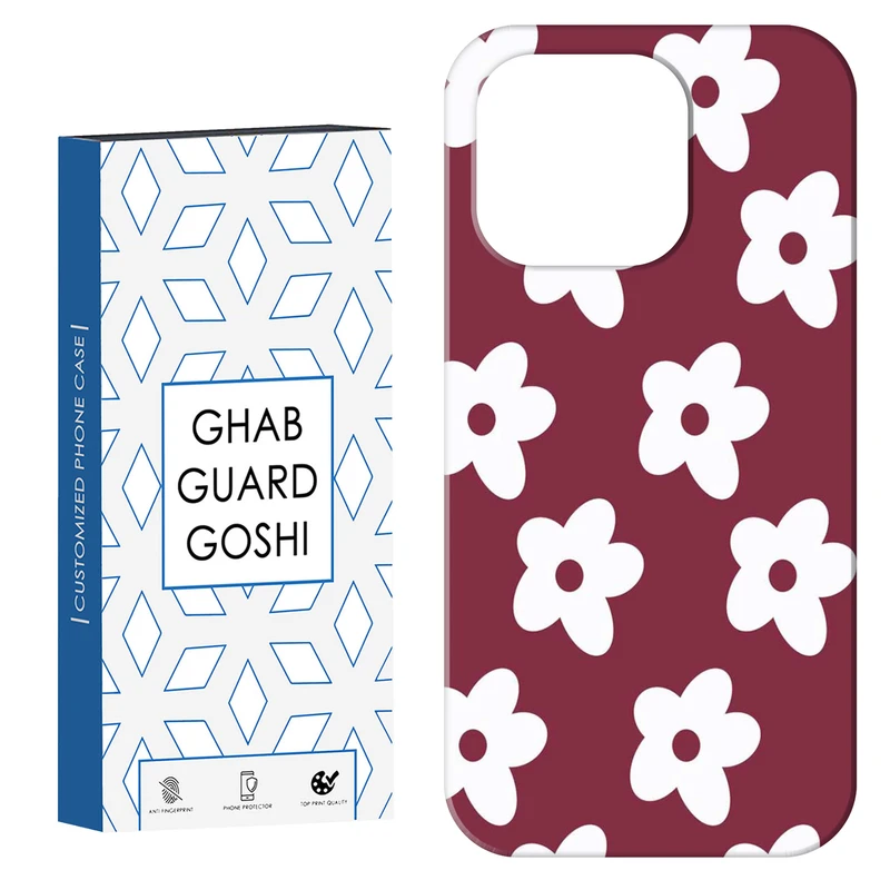 کاور قاب گارد گوشی طرح گل کد Dimo-830 مناسب برای گوشی موبایل اپل IPHONE 15 PRO MAX