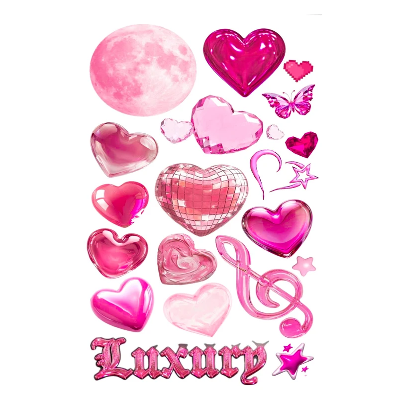 برچسب مدل ماه و قلب کد2569