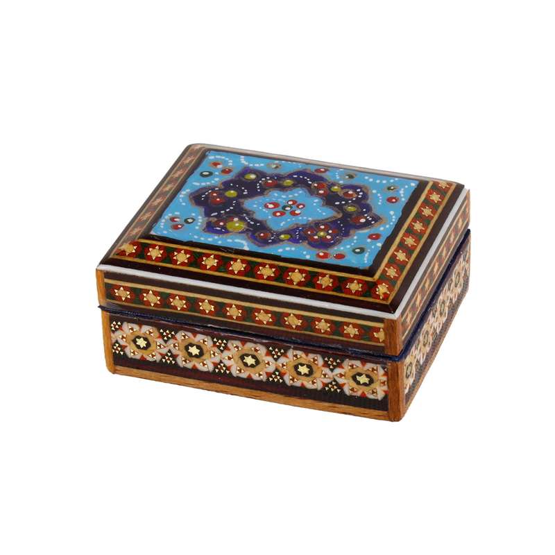 جاسکه ای خاتم کاری مدل مستطیل کد 2