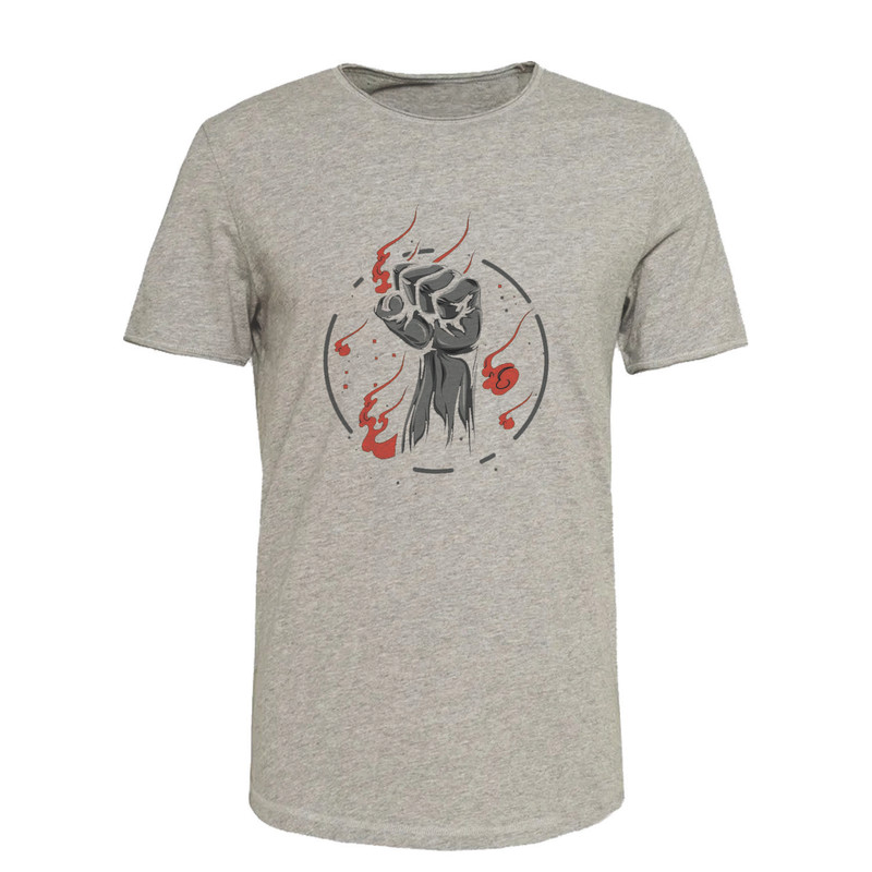 تی شرت آستین کوتاه مردانه مدل t 100 طرح مشت