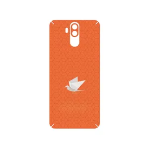 MAHOOT Minimalist origami bird Cover Sticker for Ulefone Power 3S