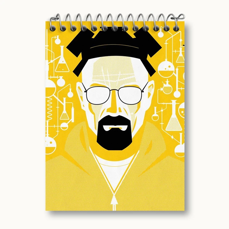 دفتر یادداشت 50 برگ خندالو مدل سریال بریکینگ بد Breaking Bad کد 13289