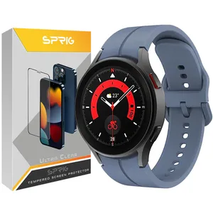 sprig Silic ORG strap suitable For Samsung Galaxy Watch 4 40mm / watch 4 42mm / watch 4 44mm / watch 4 46mm / Watch 5 40mm / Watch 5 44mm / Watch 5 pro 45mm