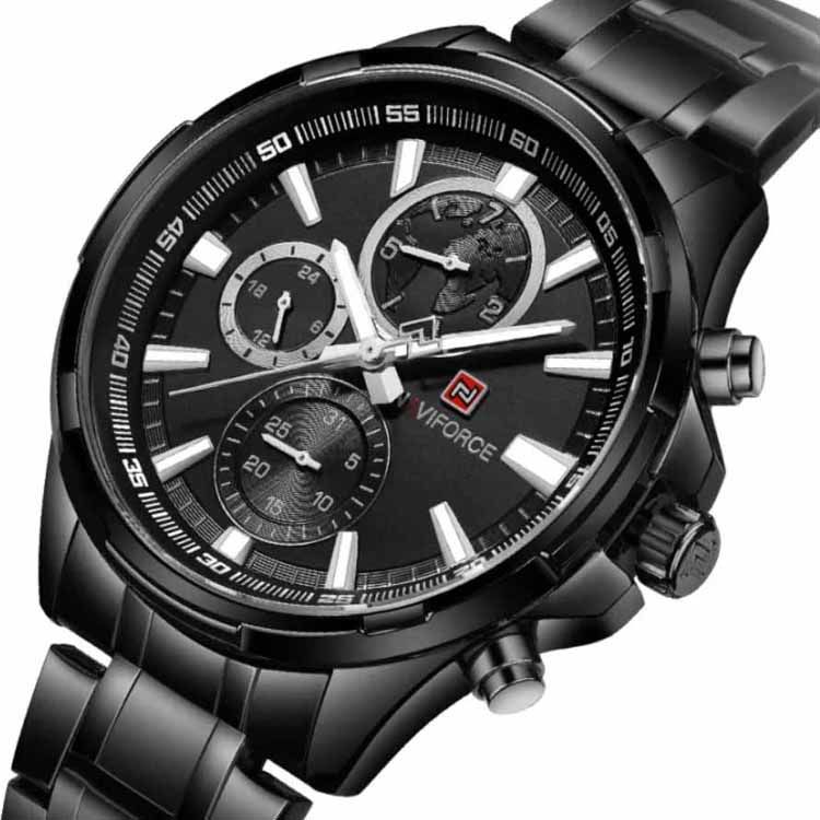 ساعت مچی عقربهای مردانه نیوی فورس مدل 9089 BW - - 2