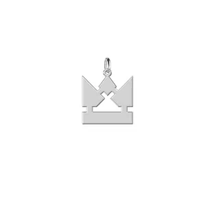 آویز گردنبند نقره زنانه ترمه 1طرح تاج کد E407