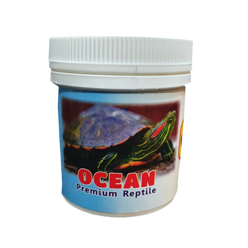 غذای لاکپشت اوشن مدل پرمیوم کلسیوم وزن 70 گرم