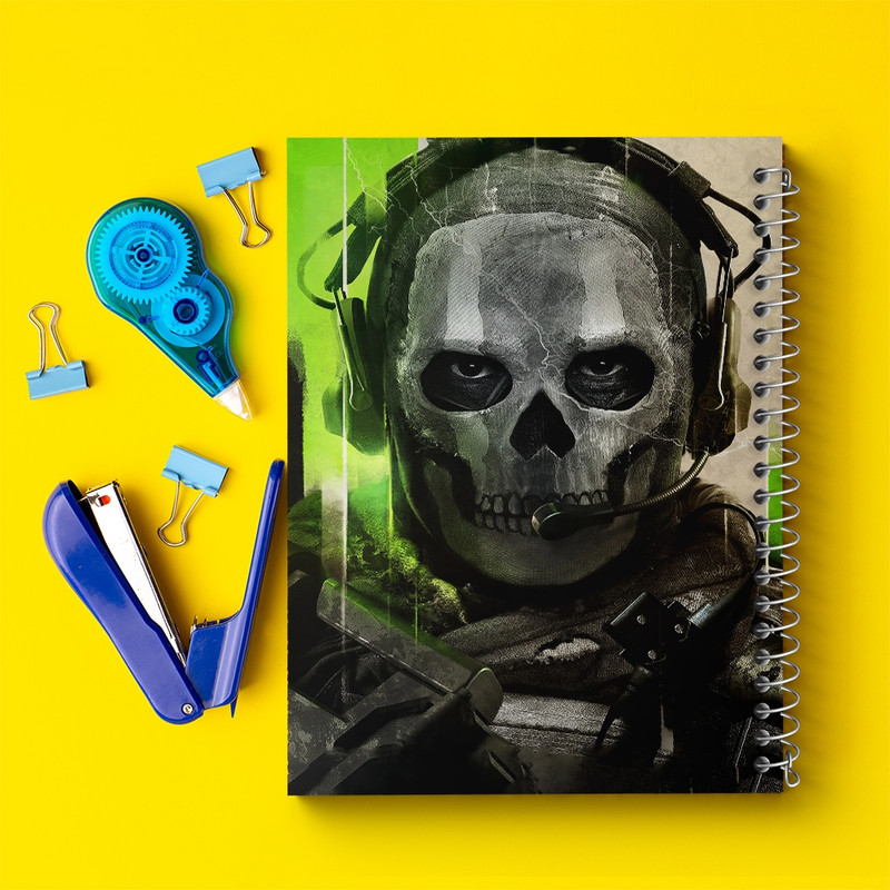 دفتر مشق 50 برگ خندالو طرح کال اف دیوتی (Call of duty) کد F300