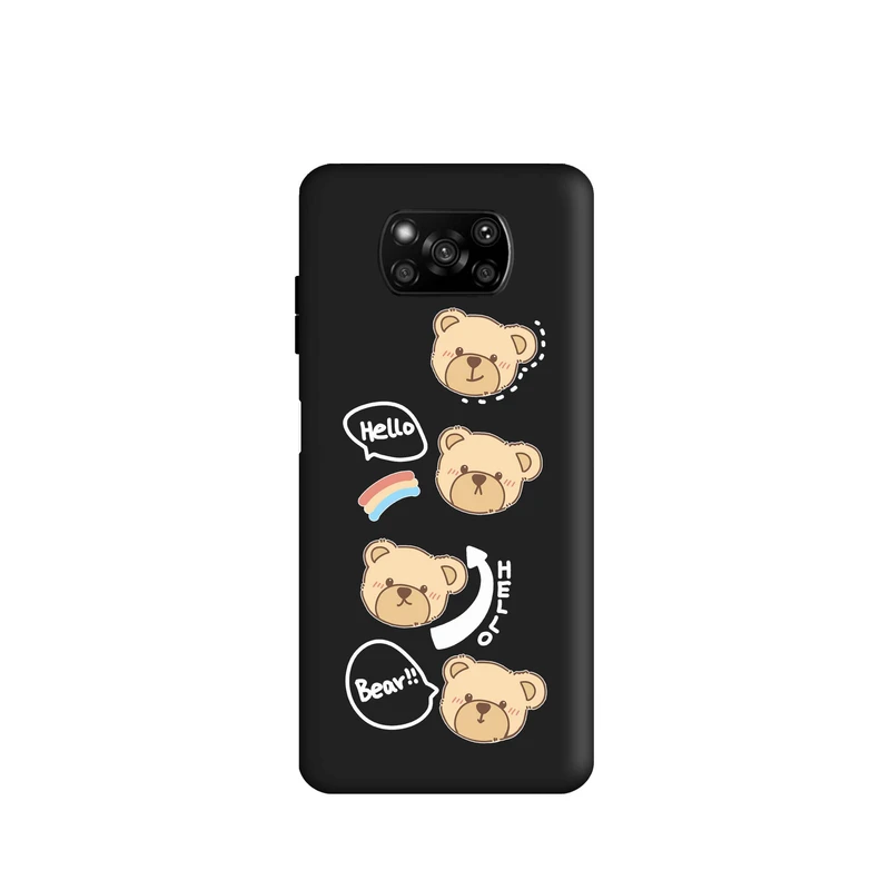 کاور طرح خرس بیر کد m2927 مناسب برای گوشی موبایل شیائومی Poco X3 / Poco X3 Pro