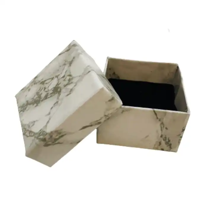 جعبه انگشتر مدل سنگی کد A-2 بسته 6 عددی