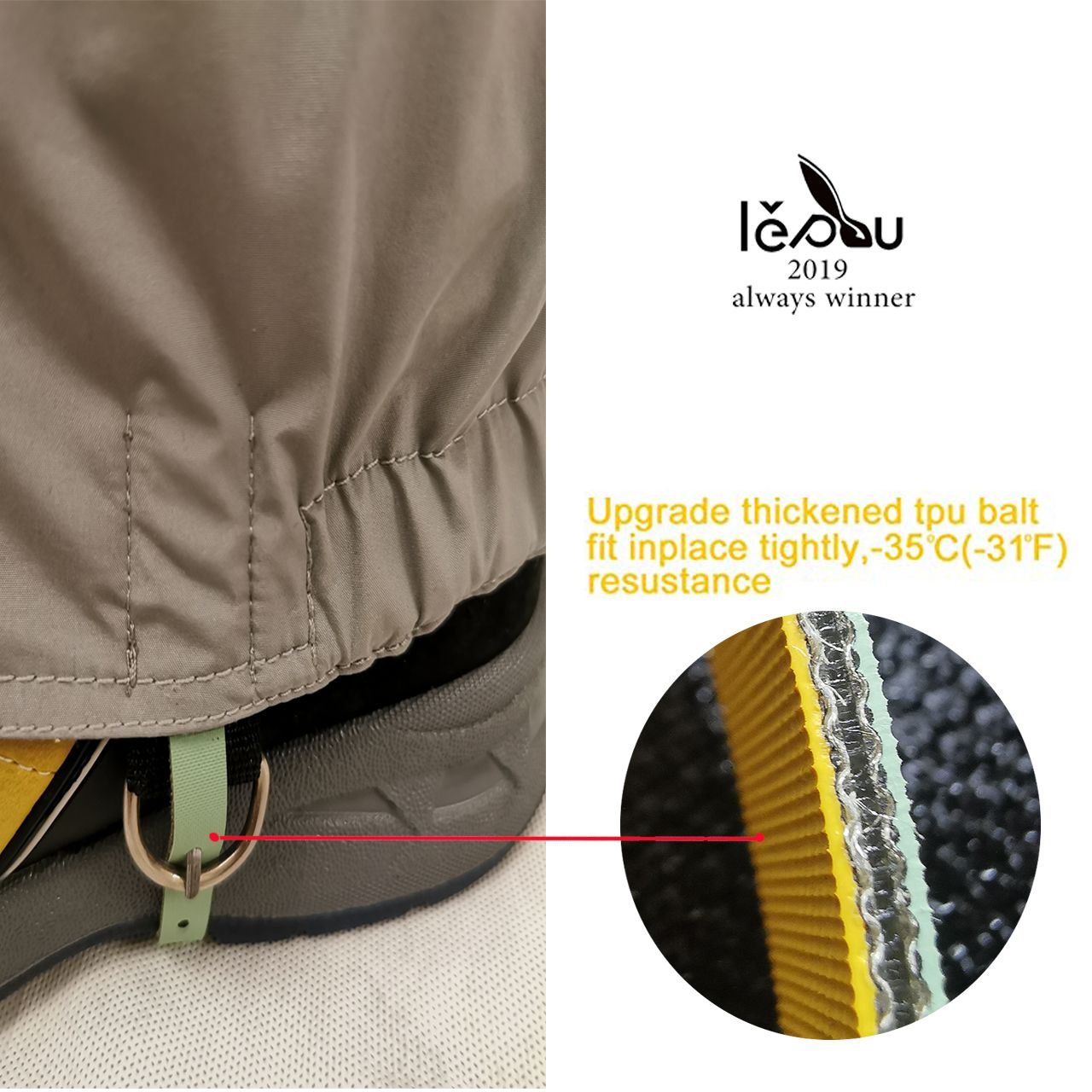 گتر کوهنوردی لیپو مدل GORE-TEX کد XL -  - 19