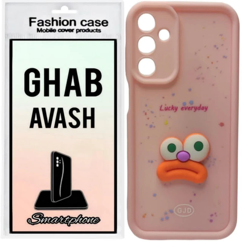 کاور قاب آوش طرح سولید فانتزی  عروسکی مدل 05 مناسب برای گوشی موبایل سامسونگ GALAXY A25