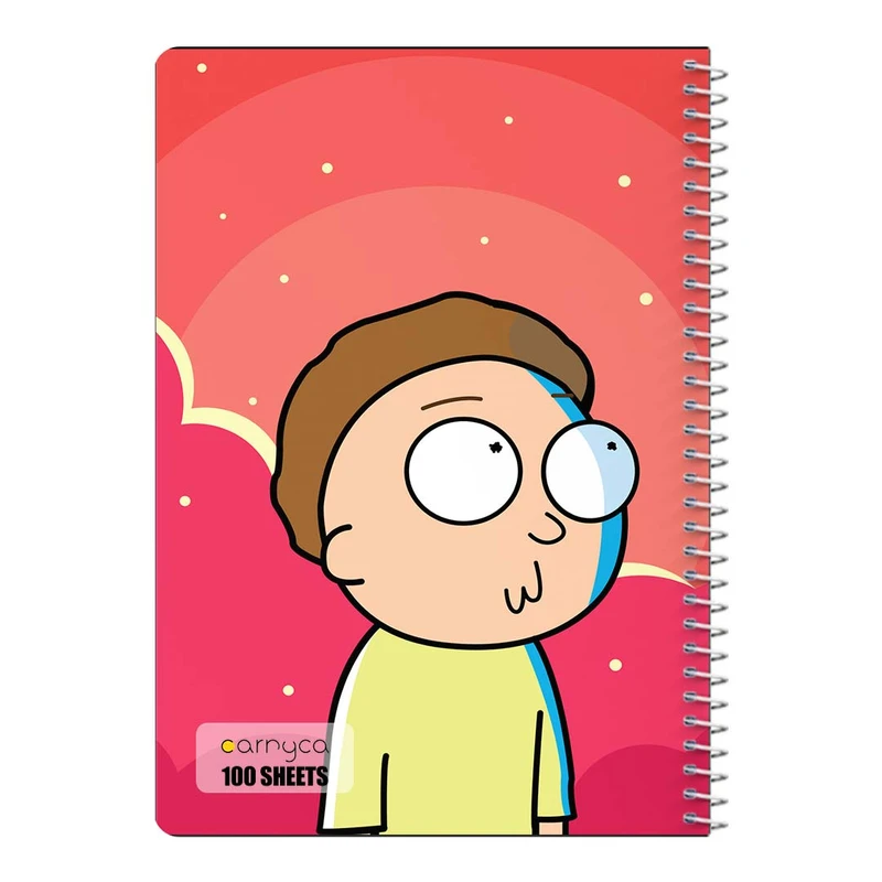 دفتر مشق 100 برگ سیمی کارنیکا طرح ریک و مورتی Rick and Morty کد 80698