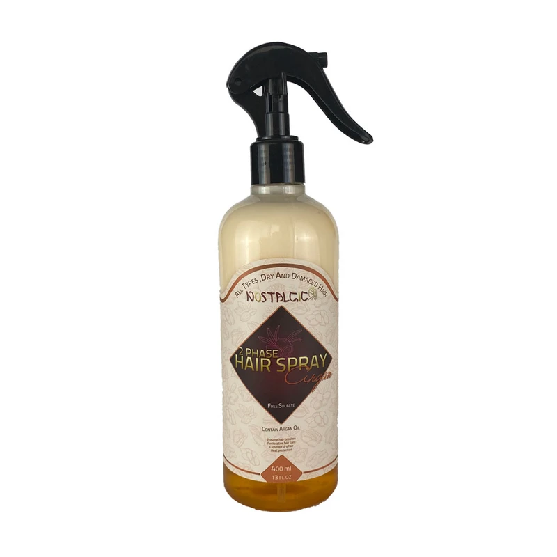 اسپری دو فاز مو آرگان نوستالژیک مدل argan حجم 400 میلی لیتر